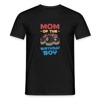 Monster Truck Junge Mutter Sohn Geburtstag - Männer T-Shirt - Schwarz - Vorne - AI Model Male 178 light (178cm)