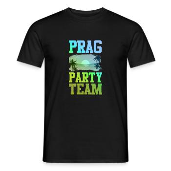 Équipe du Parti de Prague - T-shirt homme - noir - Devant - AI Model Male 178 light (178cm)