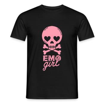 Emo Girl! - Männer T-Shirt - Schwarz - Vorne - AI Model Male 178 light (178cm)