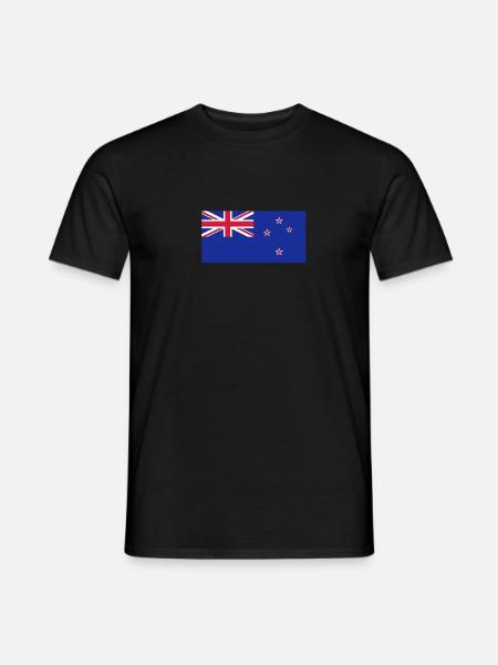 Neuseeland - Männer T-Shirt - Schwarz