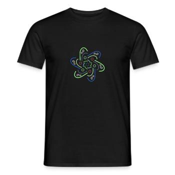 Mandala - Männer T-Shirt - Schwarz - Vorne - AI Model Male 178 light (178cm)