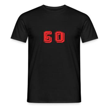 ANNIVERSARY. HAPPY BIRTHDAY. HAPPY BIRTHDAY - Men's T-Shirt - black - Front - AI Model Male 178 light (178cm)