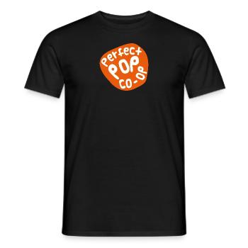 Perfect Pop Orange - Men's T-Shirt - black - Front - AI Model Male 178 light (178cm)
