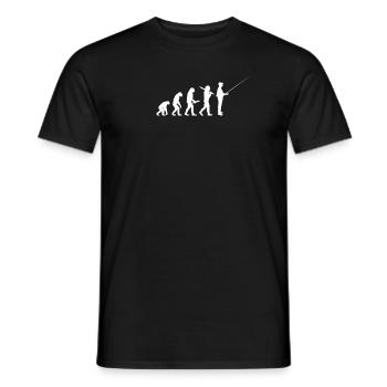 Entwicklung der Fischerei - Männer T-Shirt - Schwarz - Vorne - AI Model Male 178 light (178cm)
