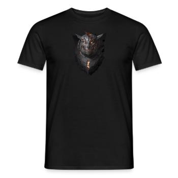 Gothic Dämon - Männer T-Shirt - Schwarz - Vorne - AI Model Male 178 light (178cm)