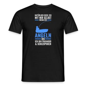 Angeln Fische Angler Geschenk - Männer T-Shirt - Schwarz - Vorne - AI Model Male 178 light (178cm)