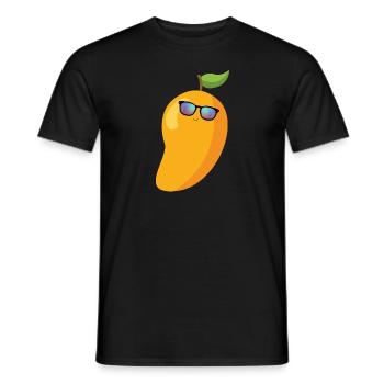 Mango Frucht Mango - Männer T-Shirt - Schwarz - Vorne - AI Model Male 178 light (178cm)