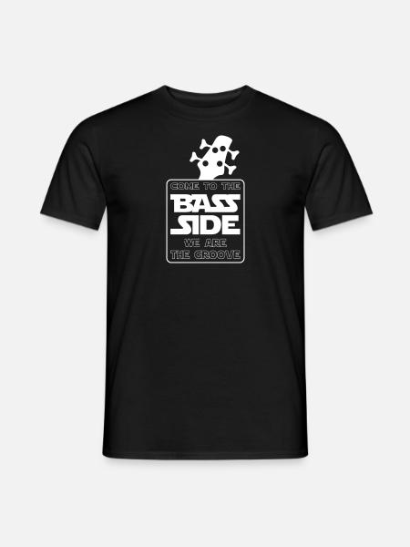 Come to the bass side - Men's T-Shirt - black