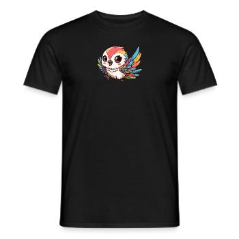 Colorful canary - Men's T-Shirt - black - Front - AI Model Male 178 light (178cm)