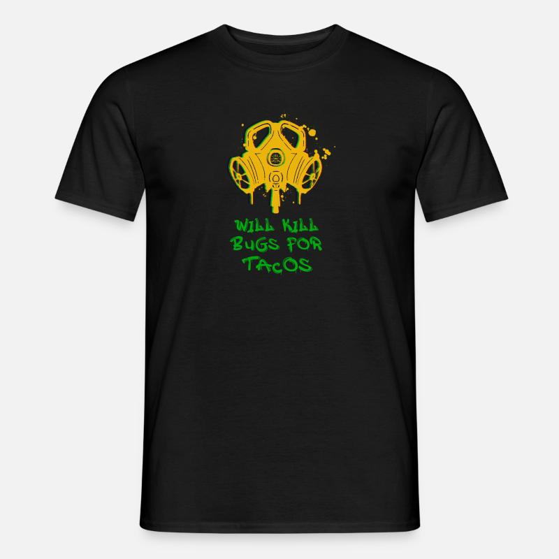 Exterminator Kammerjäger Schädlingsbekämpfung - Männer T-Shirt - Schwarz