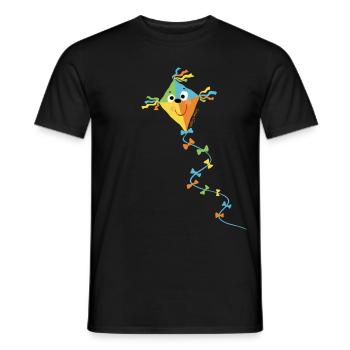 Autumn Dragon - Men's T-Shirt - black - Front - AI Model Male 178 light (178cm)