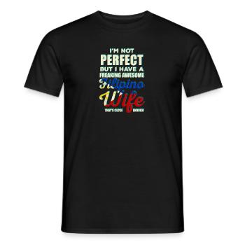 Philippinen Filipina Stolz Flagge Pinay I Geschenk - Männer T-Shirt - Schwarz - Vorne - AI Model Male 178 light (178cm)