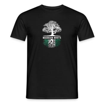 Nigéria Nigérian Afrique Flag Fierté I Cadeau - T-shirt homme - noir - Devant - AI Model Male 178 light (178cm)