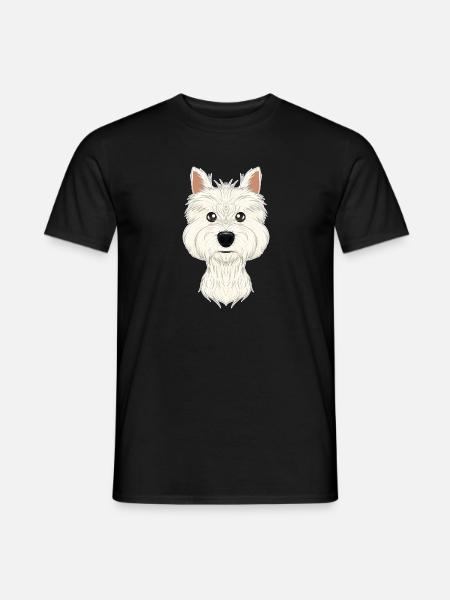 Westi Lover I Dog Lover I West Highland Terrier - Mænd T-shirt - sort