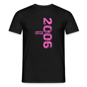 Limited Edition 2006 18th Birthday Gift - Men's T-Shirt - black - Front - AI Model Male 178 light (178cm)