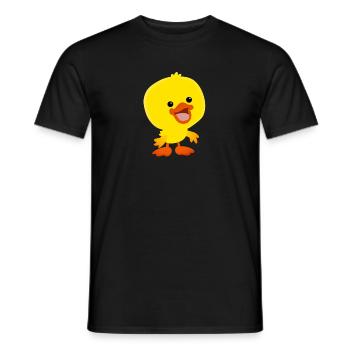 Drôle de canard - T-shirt homme - noir - Devant - AI Model Male 178 light (178cm)