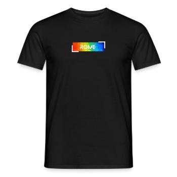 Rome - Modern Design - Männer T-Shirt - Schwarz - Vorne - AI Model Male 178 light (178cm)