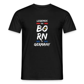 90 s Legends are Born in Germany - Männer T-Shirt - Schwarz - Vorne - AI Model Male 178 light (178cm)