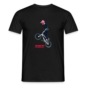 bmx - Men's T-Shirt - black - Front - AI Model Male 178 light (178cm)