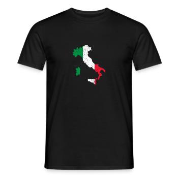 Italy gift for proud Italians - Men's T-Shirt - black - Front - AI Model Male 178 light (178cm)
