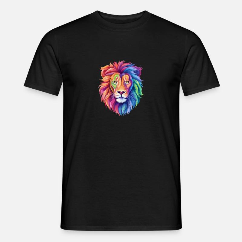 Lejon - T-shirt herr - svart