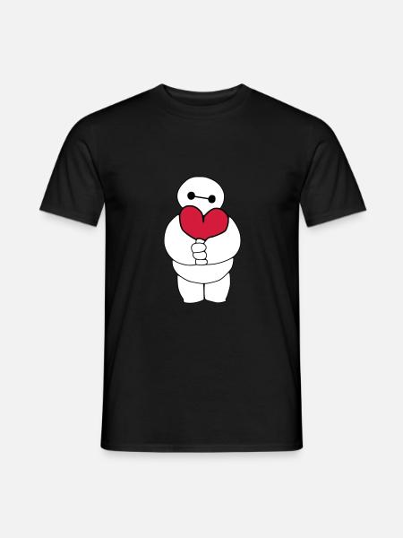 RoboLove - Männer T-Shirt - Schwarz
