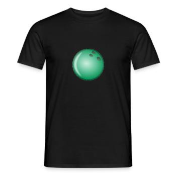 Bowling - Männer T-Shirt - Schwarz - Vorne - AI Model Male 178 light (178cm)