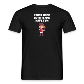 Basketball Gift Idea Streetball T-Shirt - T-shirt homme - noir - Devant - AI Model Male 178 light (178cm)
