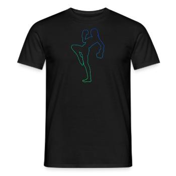 Kickboxing Kickboxing Boxe féminine Kickboxing - T-shirt homme - noir - Devant - AI Model Male 178 light (178cm)
