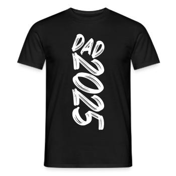 Papa 2025 - T-shirt homme - noir - Devant - AI Model Male 178 light (178cm)