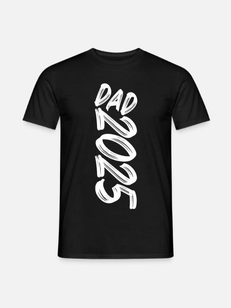 Dad 2025 - Männer T-Shirt - Schwarz