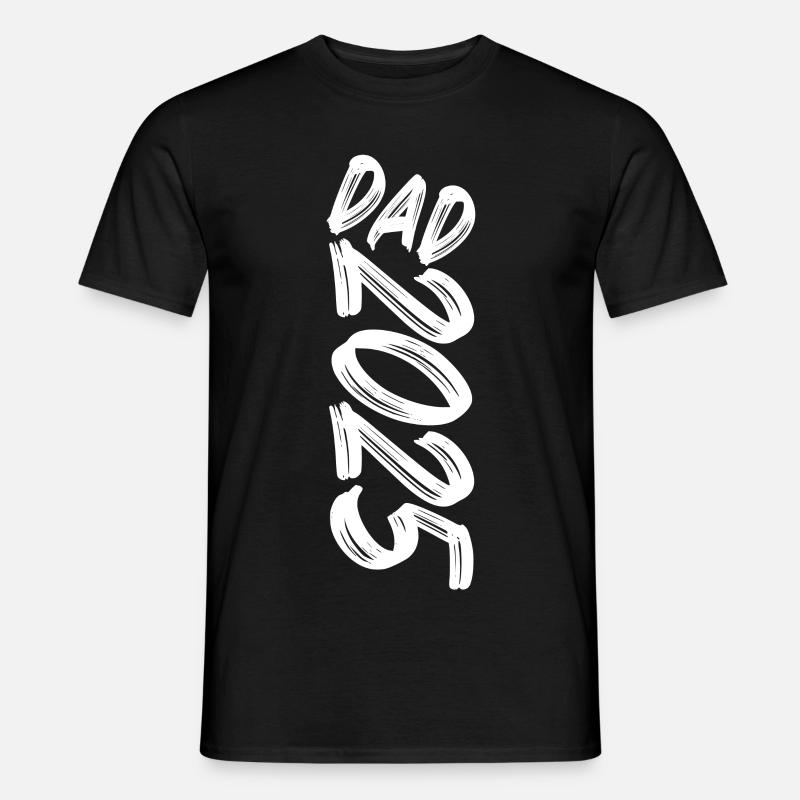 Dad 2025 - Männer T-Shirt - Schwarz