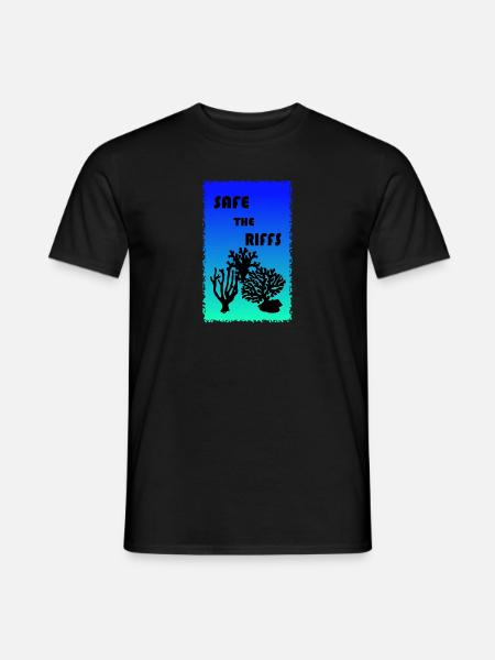 Safe the riffs - Men's T-Shirt - black