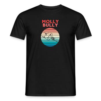 MollyBully - Männer T-Shirt - Schwarz - Vorne - AI Model Male 178 light (178cm)