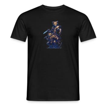 Tiger Shadow Hunter - Männer T-Shirt - Schwarz - Vorne - AI Model Male 178 light (178cm)