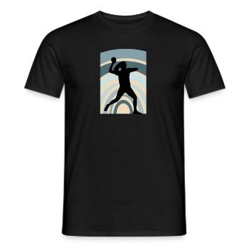 Dodgeball Dodgeball Player Dodgeball Team - Men's T-Shirt - black - Front - AI Model Male 178 light (178cm)