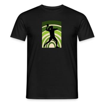 Sports de balle d’équipe - T-shirt homme - noir - Devant - AI Model Male 178 light (178cm)