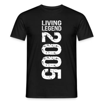 Living Legend 2005 Gift Birthday Gift - Men's T-Shirt - black - Front - AI Model Male 178 light (178cm)