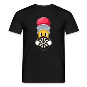 Jeu de fléchettes Pencil Dart - T-shirt homme - noir - Devant - AI Model Male 178 light (178cm)