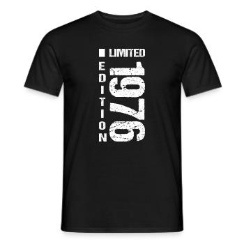 50e anniversaire 1975 Édition limitée - T-shirt homme - noir - Devant - AI Model Male 178 light (178cm)