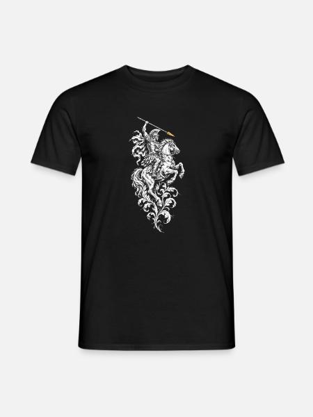 Der Löwe der Arena - Männer T-Shirt - Schwarz