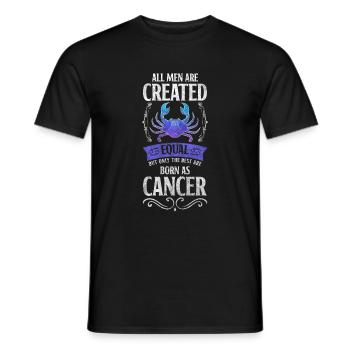 Zodiac Astrology Constellation July - Men's T-Shirt - black - Front - AI Model Male 178 light (178cm)