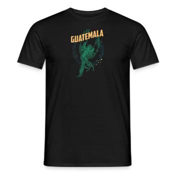 Quetzalcoatl Vogel Tropisch Antigua Guatemala - Männer T-Shirt - Schwarz - Vorne - AI Model Male 178 light (178cm)