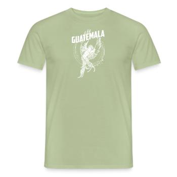 Quetzalcoatl Vogel Tropisch Antigua Guatemala - Männer T-Shirt - Sage - Vorne - AI Model Male 178 light (178cm)