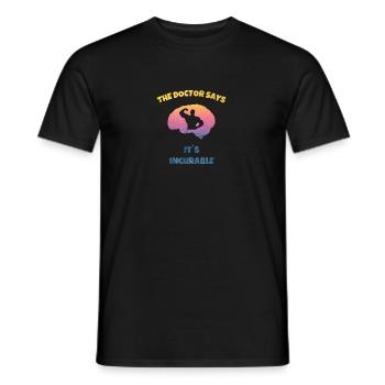 Fitness Bodybuilder - Gym Beast Mode - Incurable - T-shirt homme - noir - Devant - AI Model Male 178 light (178cm)