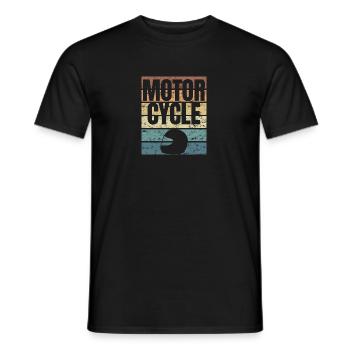 Motorrad Liebe Zweirad Motorsport Benzin Crunge - Männer T-Shirt - Schwarz - Vorne - AI Model Male 178 light (178cm)