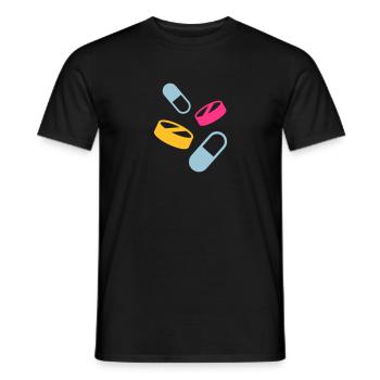 Medizin - Männer T-Shirt - Schwarz - Vorne - AI Model Male 178 light (178cm)