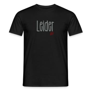 Leider geil - I´m not perfect - but awesome - Männer T-Shirt - Schwarz - Vorne - AI Model Male 178 light (178cm)
