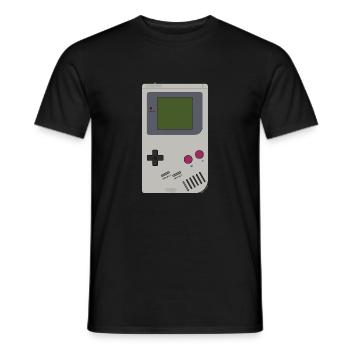 Game Boy Batteries not included! - Men's T-Shirt - black - Front - AI Model Male 178 light (178cm)
