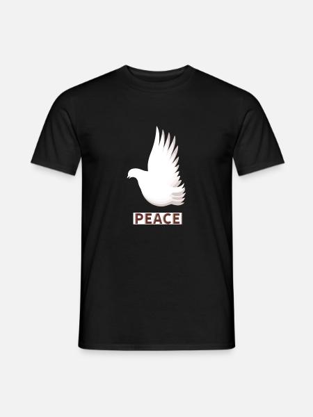 Frieden, Ukraine,Weltfrieden, Friedensbewegung, - Männer T-Shirt - Schwarz